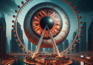 scary Ain Dubai photo (AI)