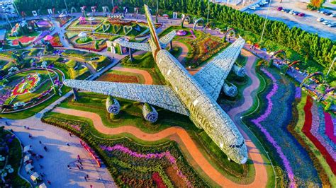 Airplane Dubai Miracle Garden