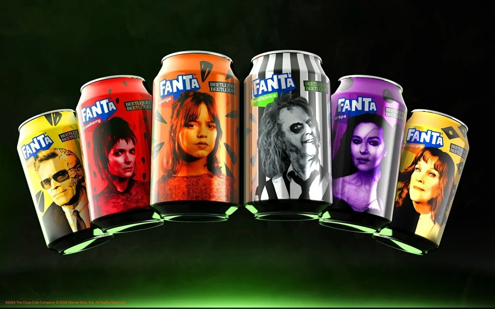 Beetlejuice Fanta flavors