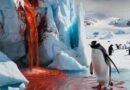 Blood Falls Antarctica - AI photo