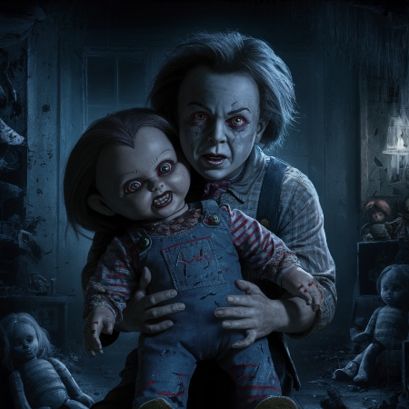 Brad Dourif horror movies: More than Chucky? (AI creation)