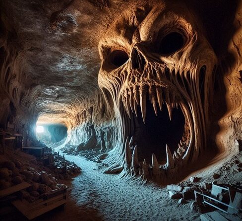 Cave of Horrors concept photo (AI)