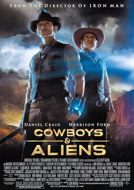 Cowboys & Aliens (2011) poster