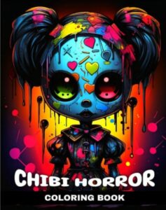 Creepy Chibi Horror Coloring Book