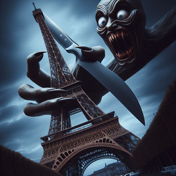 Creepy Eiffel tower facts (AI monster)