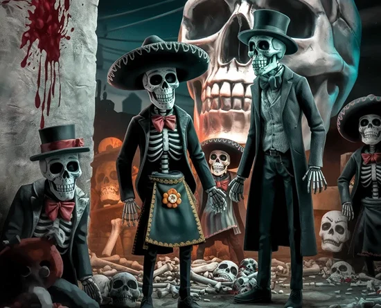 Day of the Dead photos (AI)