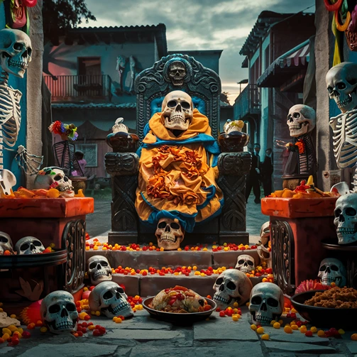 Day of the Dead traditions (AI photo)
