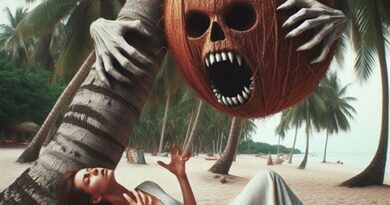 Death by Coconuts - AI photo