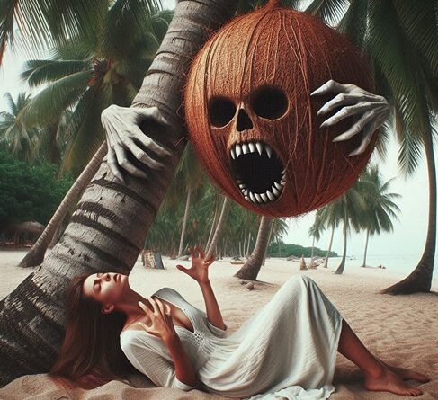 Death by Coconuts - AI photo