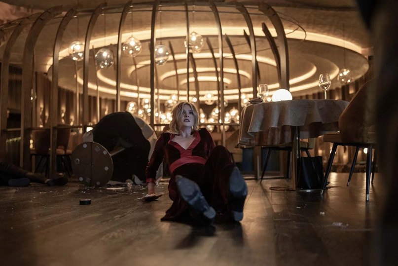Has tension, lacks horror. "Drop" movie (Bernard Walsh/Universal Pictures)