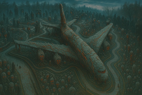 Dubai Miracle Garden photo scary