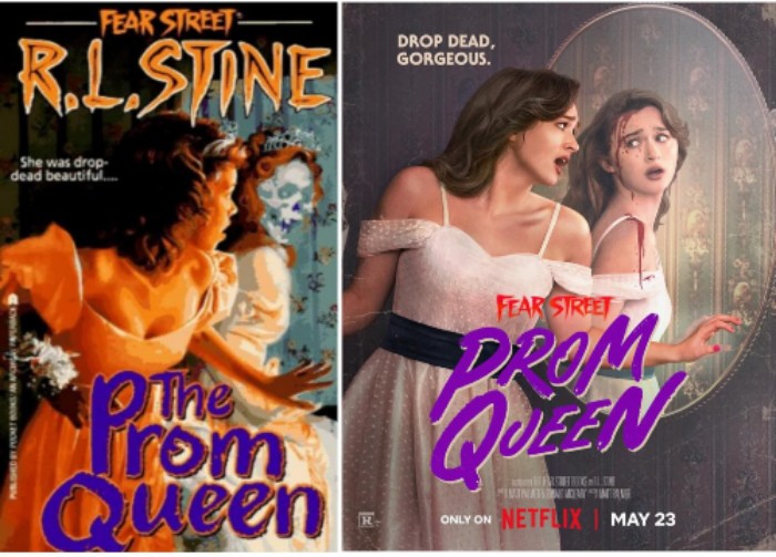 Fear Street Prom Queen - Book Cover vs Film Poster