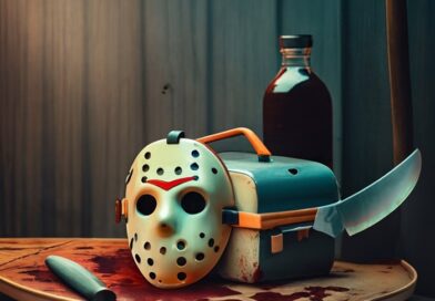 Friday the 13th Lunch Box - cover photo for a review article in Horror World