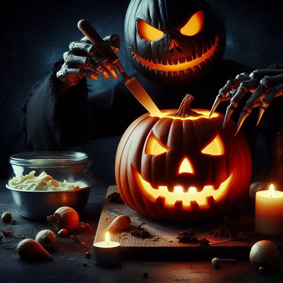 Halloween Cake - Scary AI creation (1)