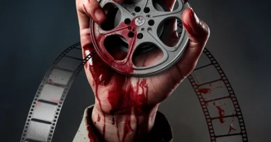 Horror movies about hands - AI photo