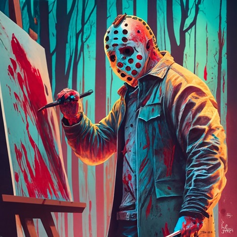 How to draw Jason Voorhees 