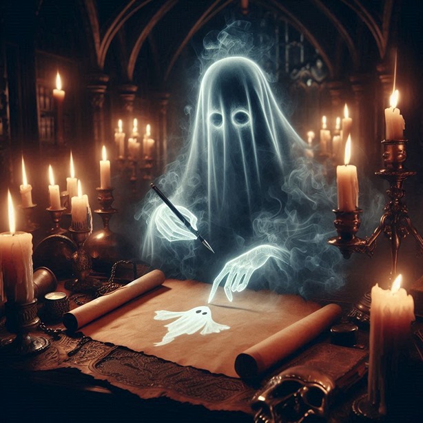 How to draw a simple ghost (AI)