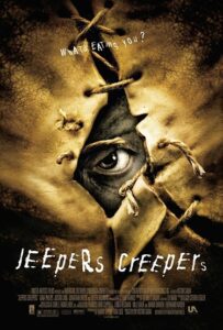 Jeepers Creepers (2001) - horror movie poster, starring Justin Long and Gina Philips