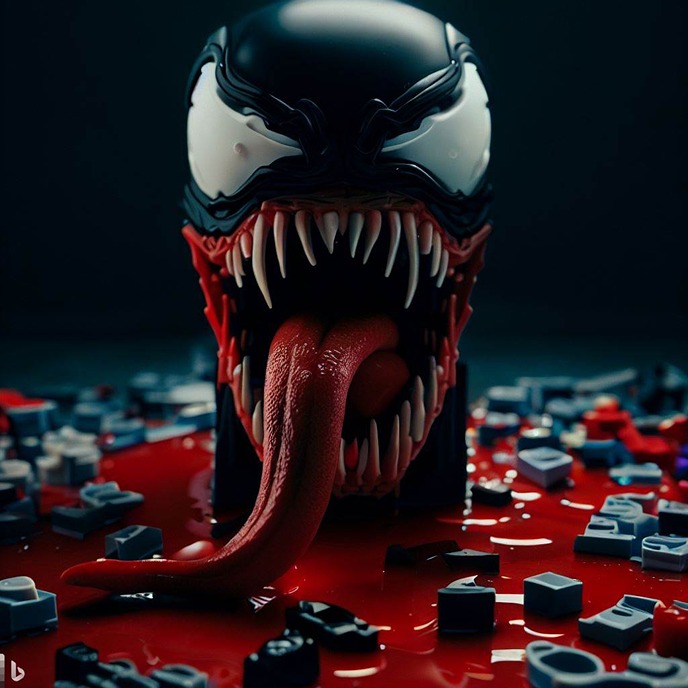 Lego Venom Head (18)