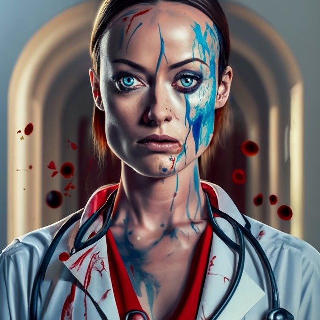 Olivia Wilde scary movie (AI)