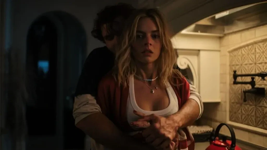 Samara Weaving and Ray Nicholson in "Borderline" (Magnet Releasing)