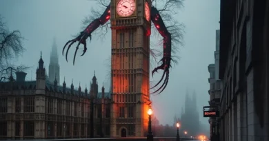 Scary Big Ben photos (AI) (1)