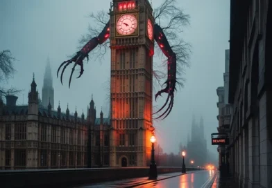 Scary Big Ben photos (AI) (1)