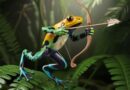 Scary Poison Dart Frog (AI) (cover photo)