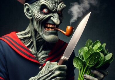 Scary Popeye photos - cover photo (AI creation)