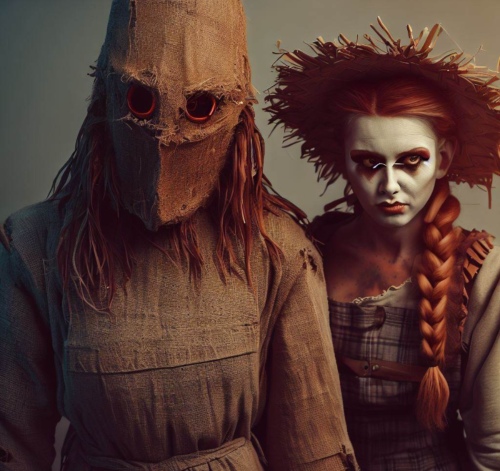 Scary Scarecrow costume illustration