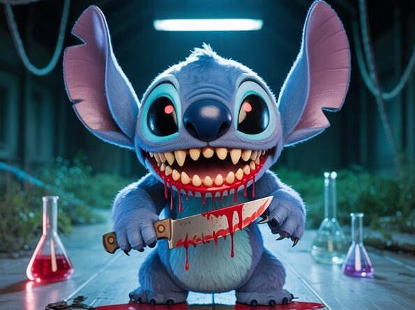Scary Stitch horror photo (AI) (5)