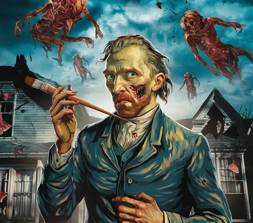 Scary Van Gogh photos (AI)