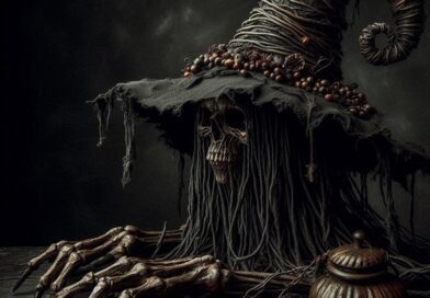 Scary Witch Hat monster (AI)