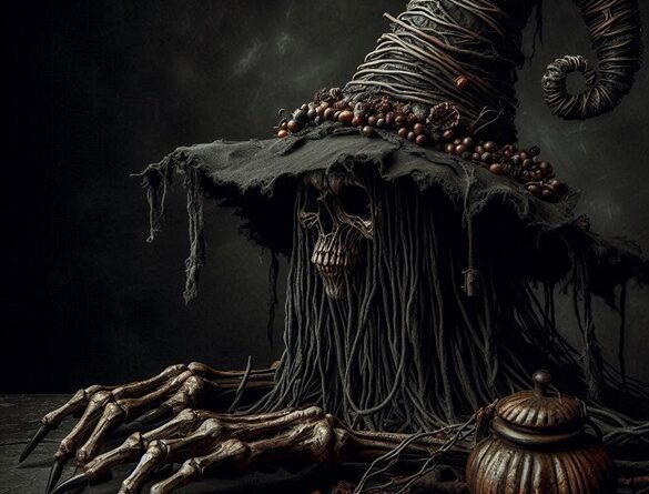 Scary Witch Hat monster (AI)