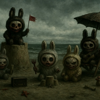 horror labubu dolls (AI)