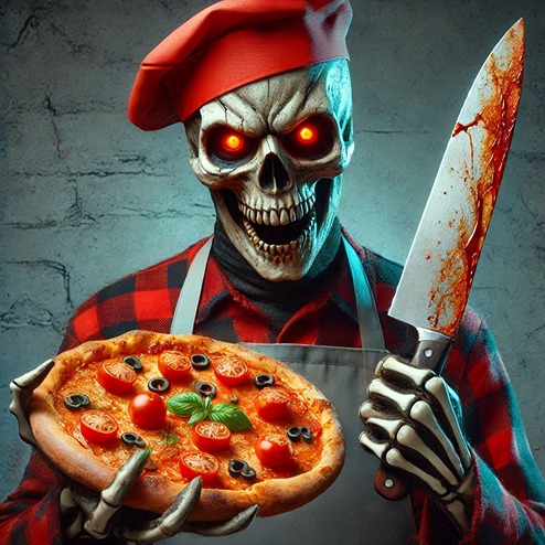 Scary pizza making (AI)