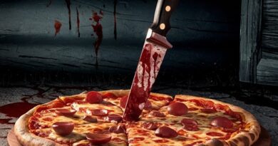 Scary pizza photos (AI)