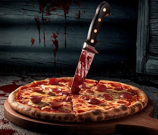 Scary pizza photos (AI)