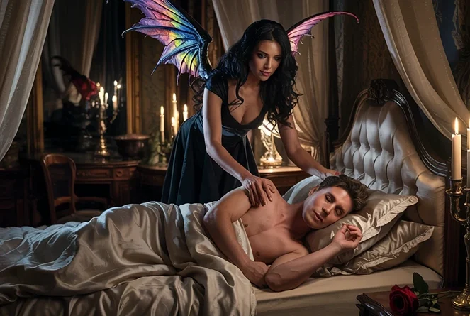 Sexy and scary succubus photos (AI)