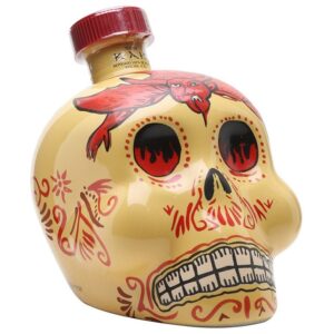 Tequila Kah Reposado skelly bottle