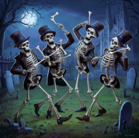 The skeleton dance cover photo