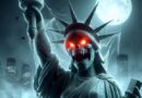 The Statue of Liberty Scary photos (AI)