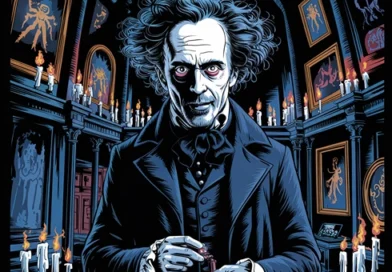 The World of Tim Burton Exhibition concept photo (AI)