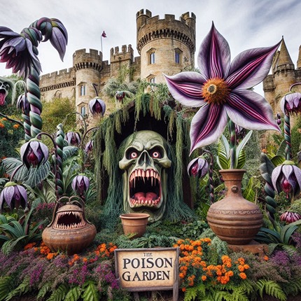 The poison garden cover photo - AI