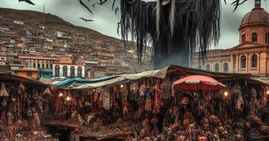 The witches' market in la paz - AI Photo