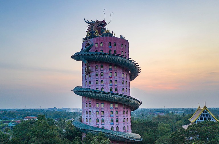 Wat Sam Phran photos - Panoramic