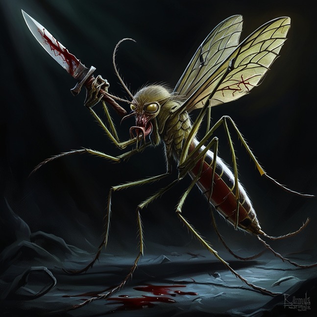 Deadliest animals mosquitos - AI illustration