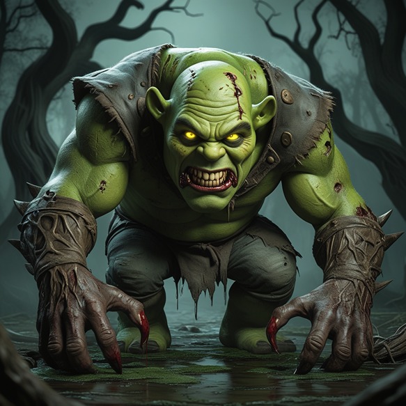giant scary ogre (AI photo)