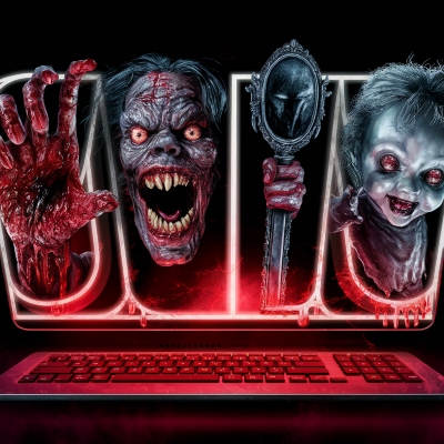 horror logo illustration