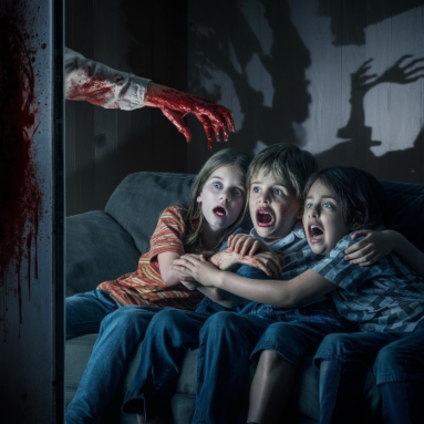 Horror Movies For Kids (Illustration)